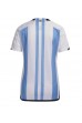 Fotbalové Dres Argentina Dámské Domácí Oblečení MS 2022 Krátký Rukáv